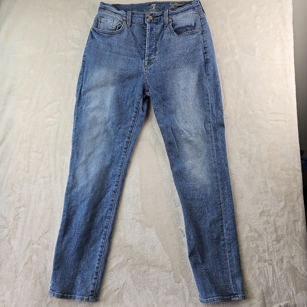 7 for All Mankind Jeans High waist Josefina women’s 28 medium wash denim blue
